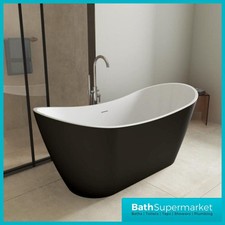Image of Bathroom 1600mm Freestanding Bath Tub Double Ended Reinforced Acrylic Modern