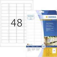 1200Er Multipack Herma 10902 Kraftkleber-Etiketten 45.7 X 21.2 Mm Papier Weiß