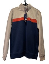 IZOD Advantage Performance 1/4 Zip Pullover Sweater Mens Size Small New