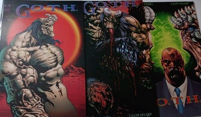 G.O.T.H. #1-3 VF complete series - Glenn Danzig - Liam Sharp -  GOTH 2