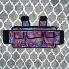 SupreGear Wheelchair Walker Organizer Bag Floral Multi Pocket Storage Pouch