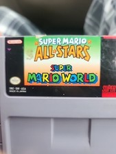 Working Super Mario All-Stars + Super Mario World (Super Nintendo / SNES) 