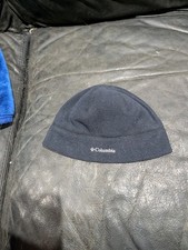 Columbia Black Fleece Thermal Winter Beanie Hat S/M Outdoor Ski Snowboard
