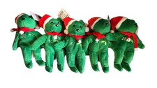 Christmas Bamm Beanos Plush. Justice, Jones, Ripken Jr, Rodriguez, McGwire