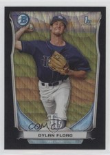 2014 Bowman Prospects Chrome Black Wave Refractor Dylan Floro #BCP16 07rd