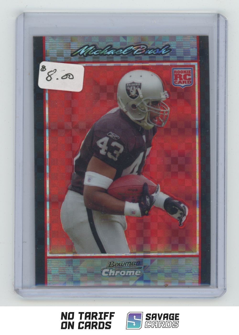 Michael Bush Bowman Chrome #BC68 Xfractor