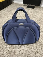 Samsonite 2-Piece Travel Bag Set Blue Carry On Tote & Toiletry Case Luggage