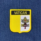 Vatican Patch - Embroidered Catholic Pope Rome Italy Badge 2.75" (Iron On)