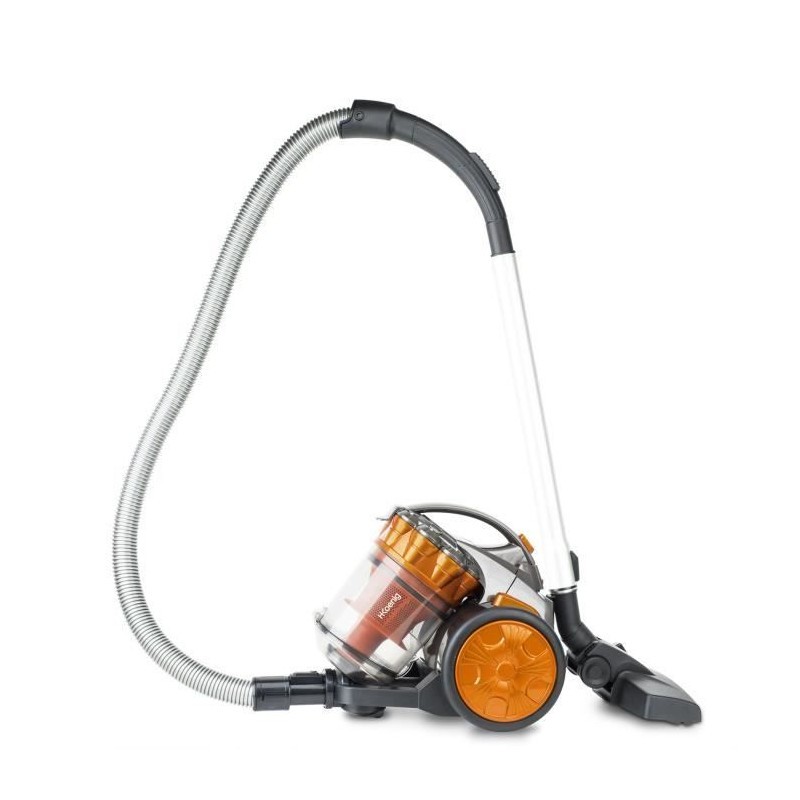 Aspirateur sans sac puissant H.Koenig avec tube télescopique en aluminium