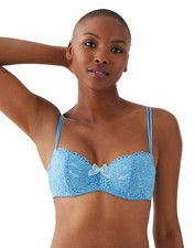 b.tempt'd by Wacoal 38D Ciao Bella Balconette Bra NWOT 953144 Blue