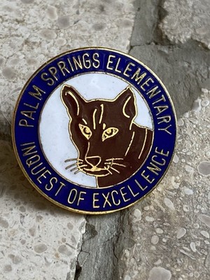 Pin s Palm Springs Elementary Inquest Of Excellence Schule USA