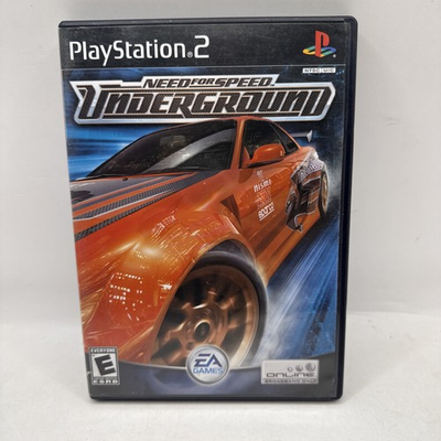 #ad Need for Speed: Underground PlayStation 2 PS2 Black Label CIB Complete $24.89