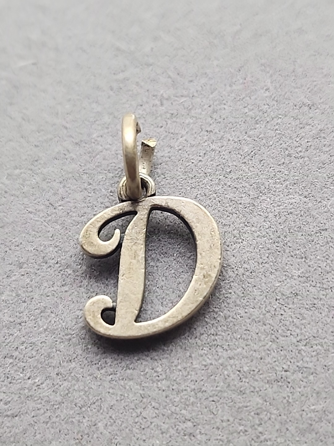 James Avery 925 Sterling Silver Script Initial D … - image 1