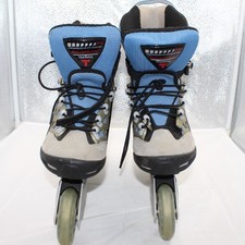 Rollerblade Aero 7 ALU W Size 8W Women Inline Cross Training Skates Blue Grey