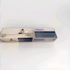 MOEN Banbury Wall-Mount Clear Glass Shelf Brushed Nickel Y2690BN 22.75" x 5"