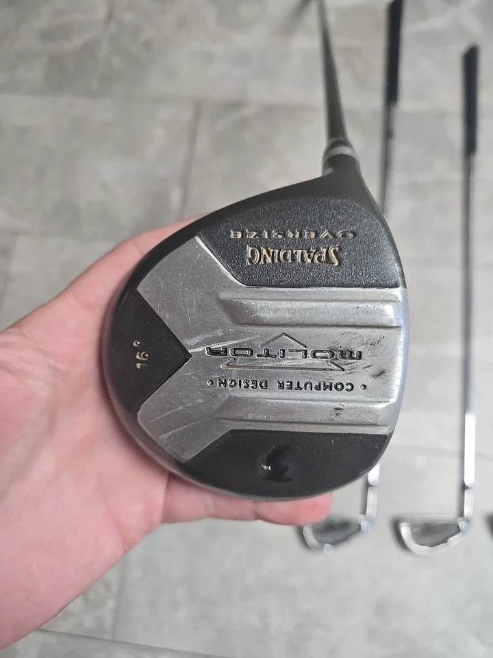 Spalding Molitor Overiszed 3 driver 3-6 Irons Regular Medium Firm Graphite LH - Image 2 of 4