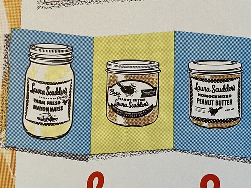 Vintage 1956 Laura Scudder Kartoffelchips Werbung Poster Feuerwerkskörper Grafik - Bild 5 von 10