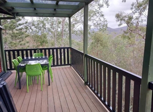 Balcony Deck Fences Balustrade - DIY Kits SQM Guide White Heavy Duty Handrails - Picture 11 of 15