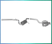 Auspuffanlage für Skoda Octavia II 2.0 TDI 100/103KW Auspuff Endtopf Mitteltopf