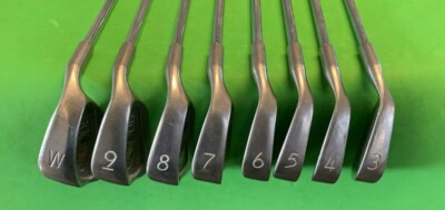EXCELLENT Ping Eye 2 Pat Pend Upside Down Iron Set 3-W (SERIAL# MATCH 3-9) PE114