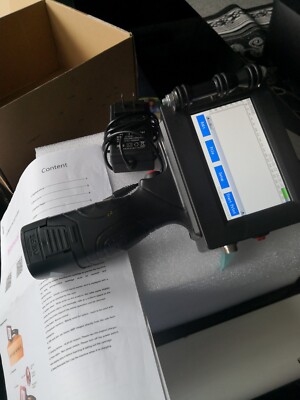 Intelligent For Carton Cable Handheld Inkjet Printer Coding Date Batch Number pf