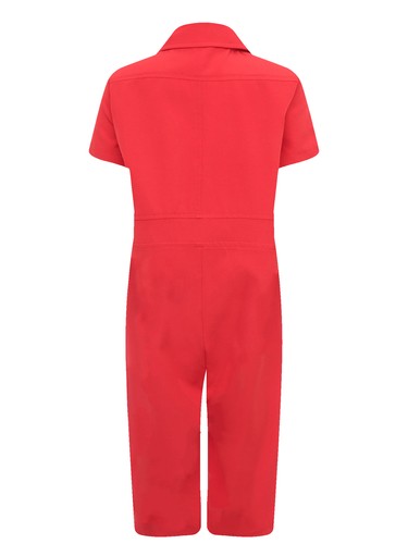Kids Coverall Light Overall Short Sleeve Jumpsuit Unisex Bodysuit Soft Uniform - Picture 5 of 26