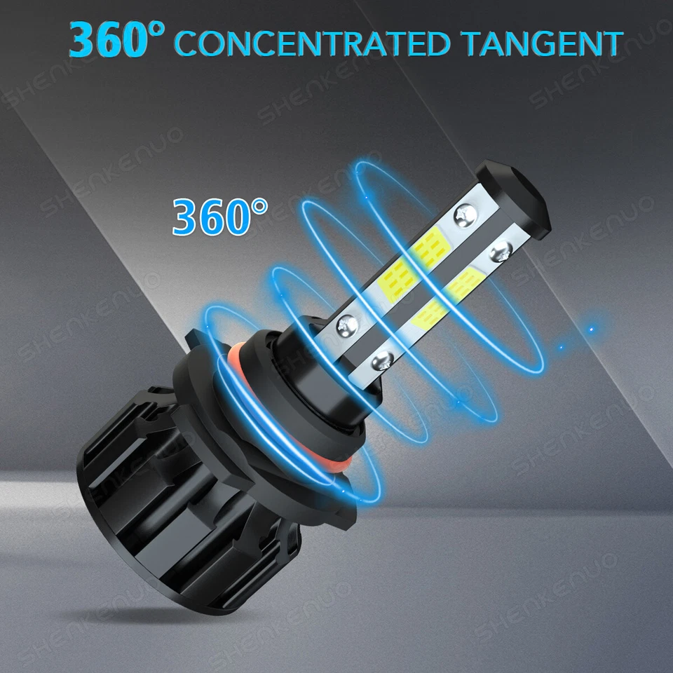 Para Acura RDX 2007-2015 2016 2017 HID 6x LED Faros Bombillas Alta/Baja + Kit de Luz Antiniebla Foto 4 de 4