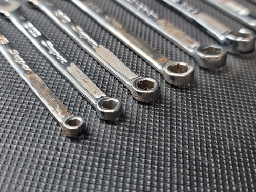 Snap on 9pc 6-point Midget Combo Wrench Set 1/8" - 3/8" - Picture 7 of 18