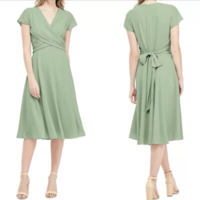 NWT Girl Meets Glam Dress Seraphina Midi Fern Green XS 0 $178 | eBay