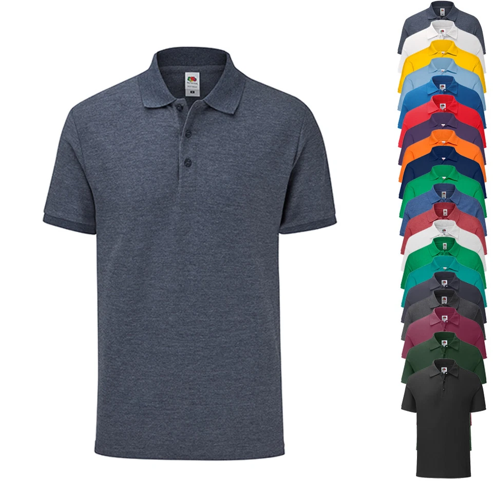 POLOHIRT POLOHEMD Kurzarm S M L XL XXL 3XL 4XL 5XL NEU Fruit of the Loom F502 - Bild 1 von 1