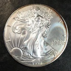 1997 Uncirculated American Silver Eagle US Mint Issue 1oz Pure Silver #o396