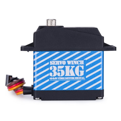 Waterproof 360° 35KG Digital Servo Steering Winch Spool for 1/10 RC SCX10 TRX4 - Picture 28 of 29