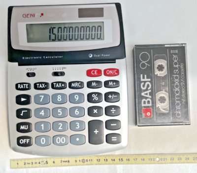 Genie 560T Anzeigender Tischrechner, 12 Stellen, Taschenrechner