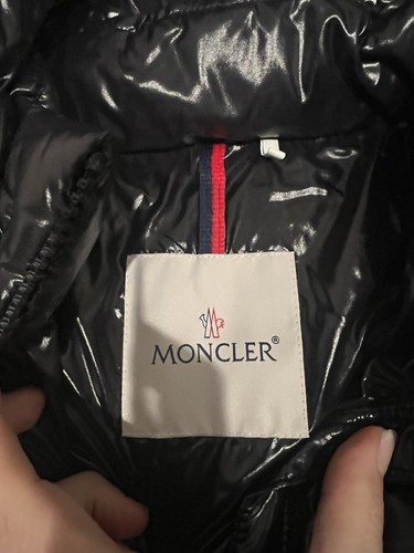 Montcler Down Coat Jacket 10 Black - Picture 2 of 6