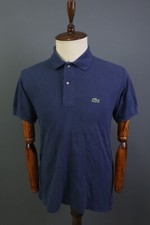 Lacoste Blue Short Sleeve Crocodile Logo Polo Shirt Size 4