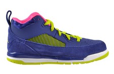 Jordan Flight 9.5 BP Little Kids Shoes Royal Blue-Green-Pink-White 684896-408