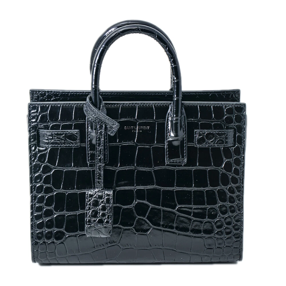 Saint laurent alligator skin handbag sales