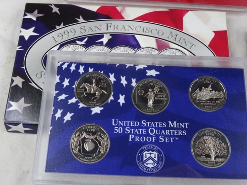 1999-2009 Statehood Quarter Collection P D S Proof Gold & Platinum CSN 280 Coins - Picture 4 of 6