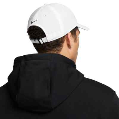 NIKE RF CAP BLACK/WHITE ナイキ フェデラー キャップ Nike Club Cap Black White Swoosh FV5563-010 Size L/XL Unisex