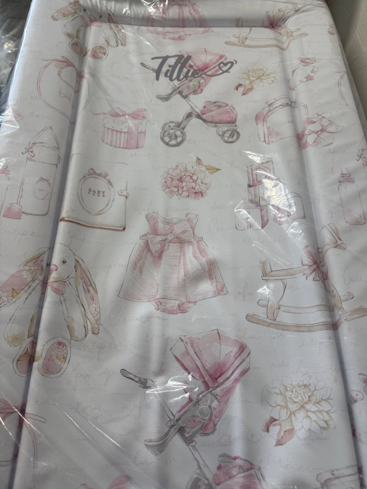 Vintage Design Nursery Baby Changing Mat - Pink Girls Personalised With Tillie
Opens in a new window