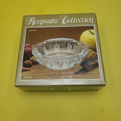 Keepsake Collection Ashtray Genuine 24% Full Lead Crystal Glass #4912
