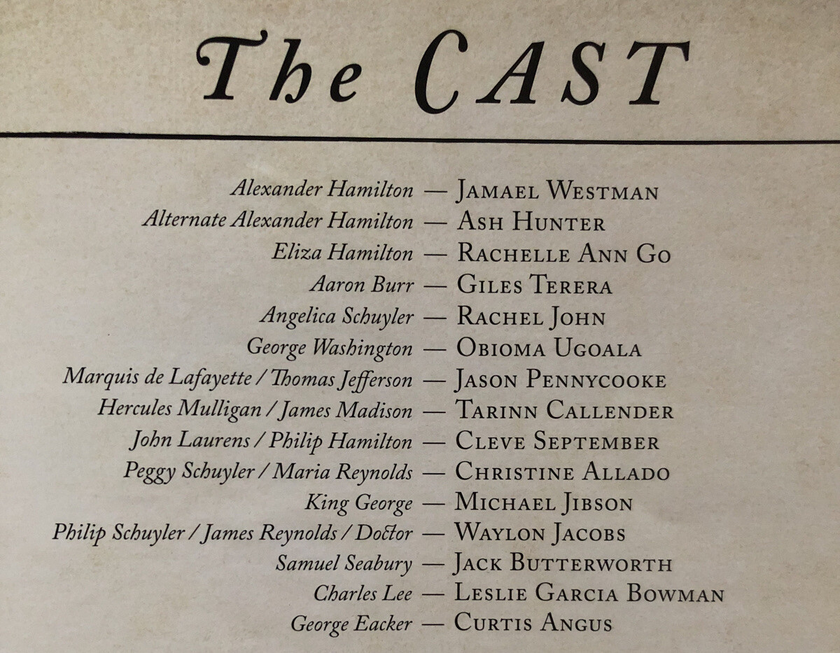 Laurens Hamilton Original Hamilton Cast Hercules Hamilton Cast - Main Image