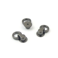 Metall Nieten Stud Schnalle Nieten O-Ring-Drehschrauben Diy Nietkettenschnallen