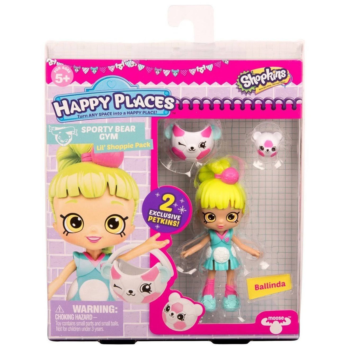 Shopkins Happy Places Slumber Bear Party Riana Radio Lil' Shoppie