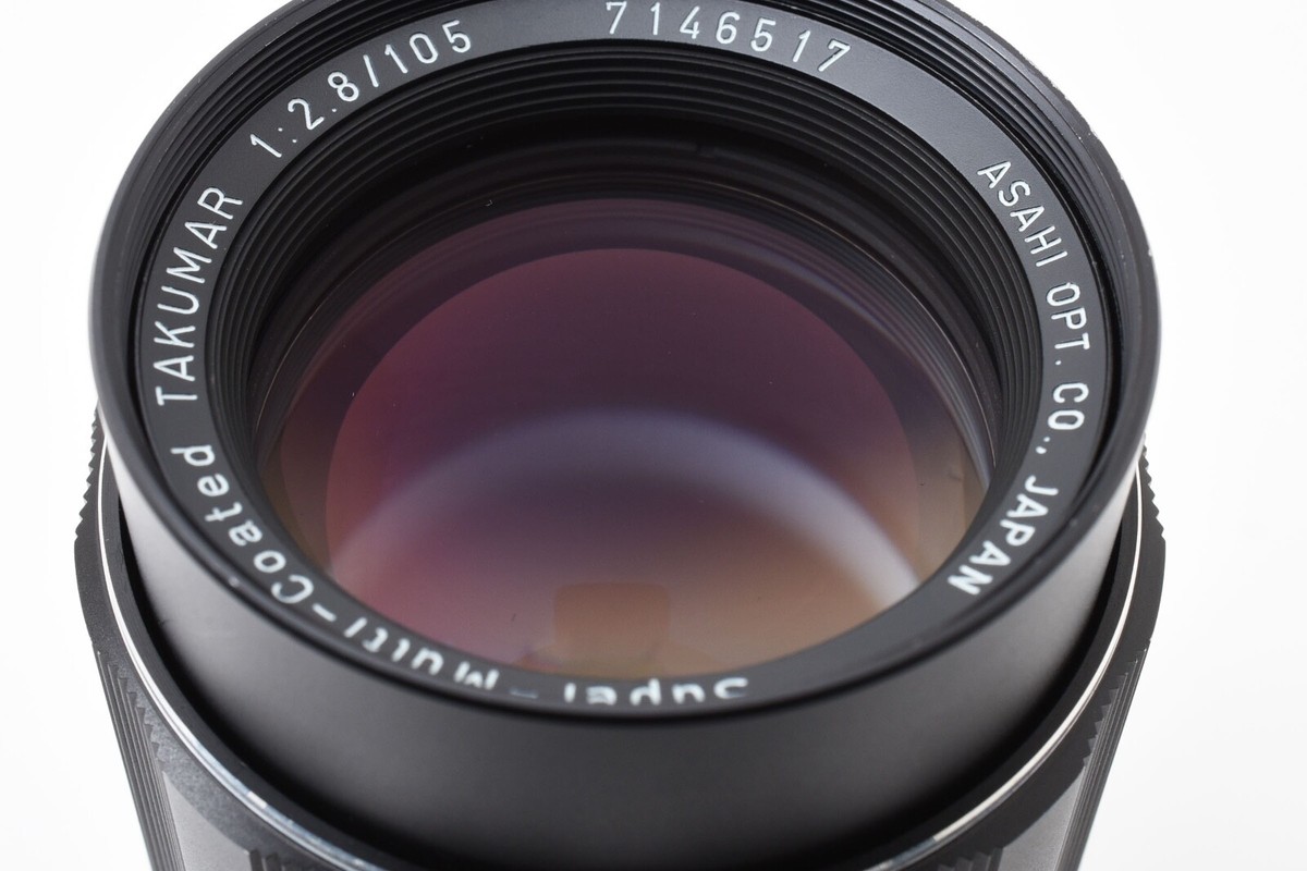 セット　asahi pentax takumar 105mm f2.8 NEAR MINT] Asahi Pentax Super Multi Coated Takumar 105mm f2
