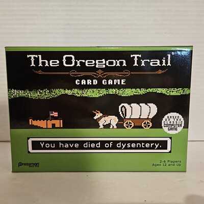 The Oregon Trail Card Game - by Pressman Target Exclusive Brand New Sealed