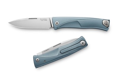 LionSTEEL Thrill Folding Knife 3'' Bohler M390 Steel Blade Blue - TL-BL