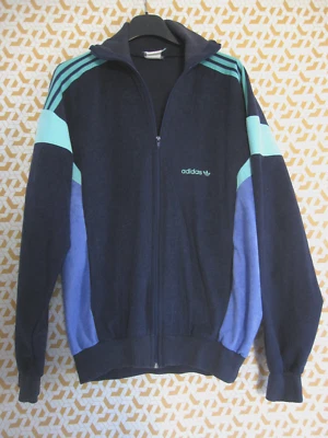 Veste Adidas Challenger marine et verte Ventex 80'S Vintage Jacket - 180 / L - Photo 1/4