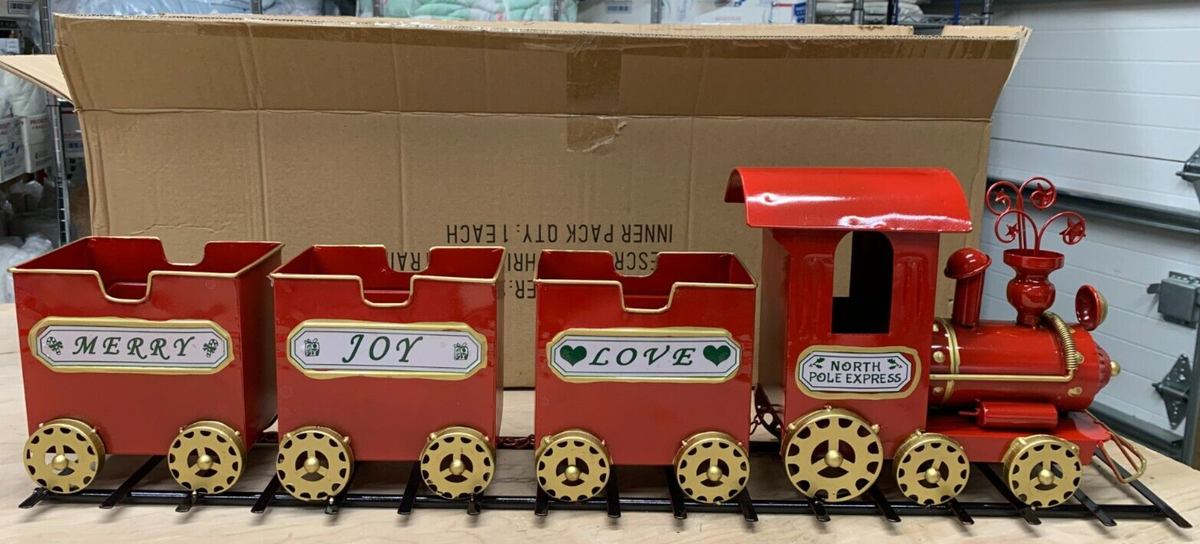 Bath & Body Works North Pole Express Christmas Train 3 Wick Candle