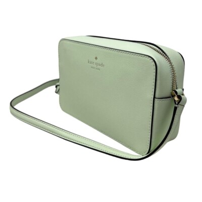 Kate Spade Sienna Mint Green Refined Leather Crossbody Bag KC469
